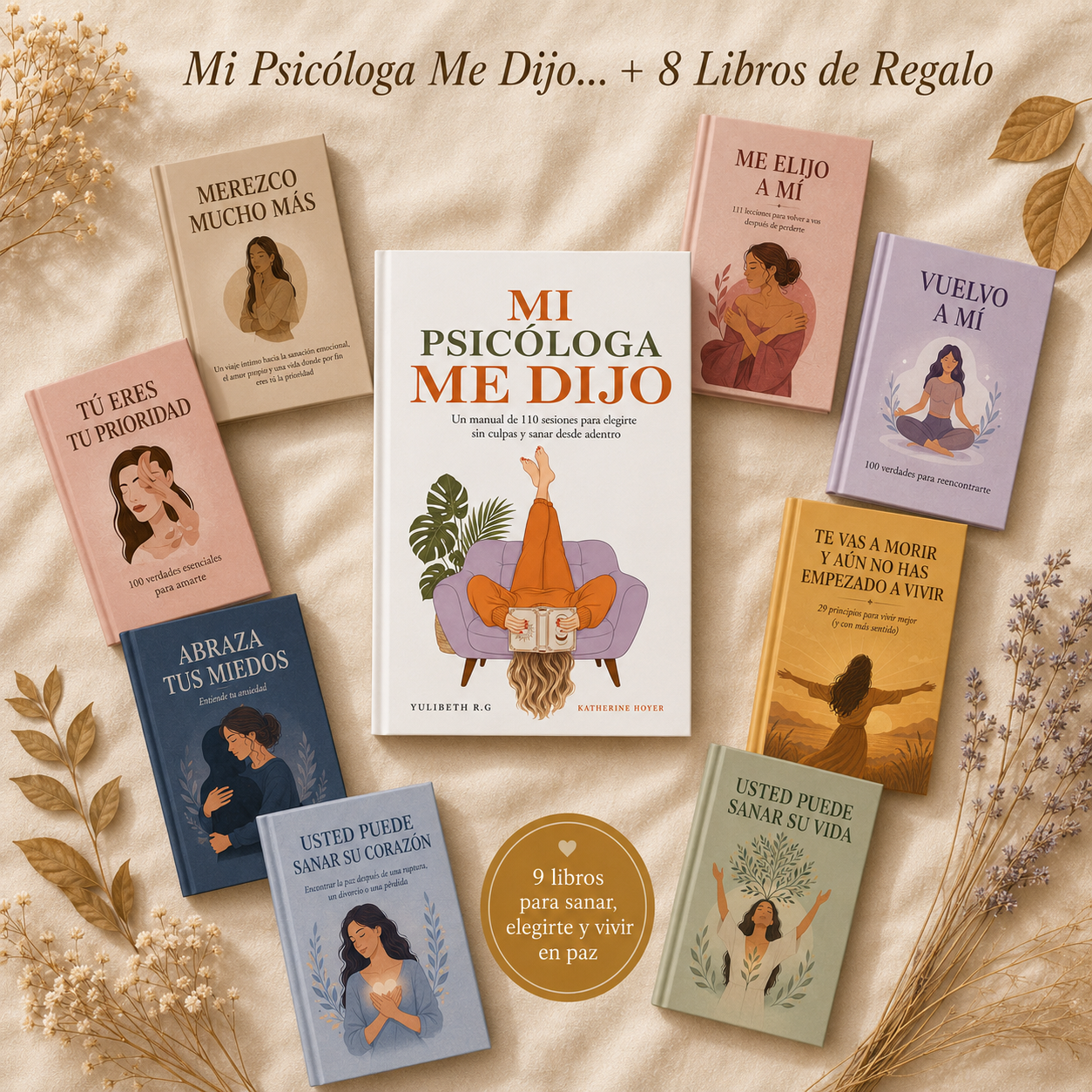 Libro: "Mi psicóloga me dijo..." + 8 libros de regalo🎁